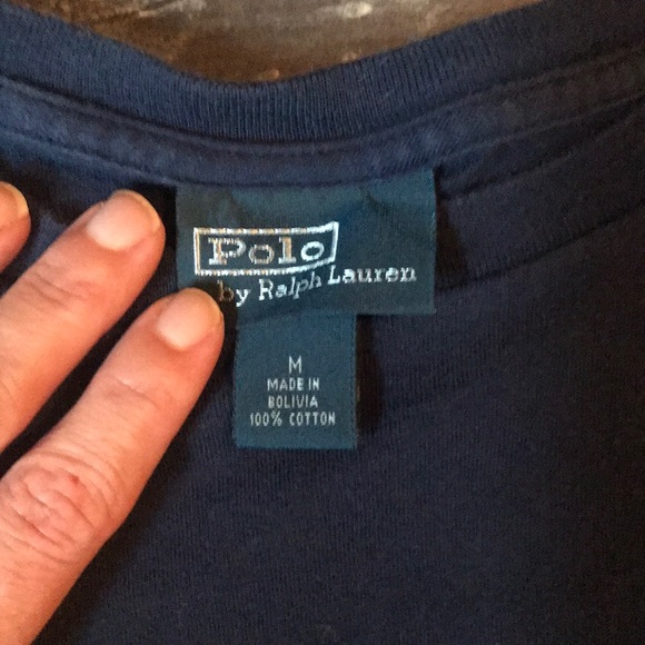 Polo Ralph Lauren navy blue t-shirt, size Med - Picture 4 of 6